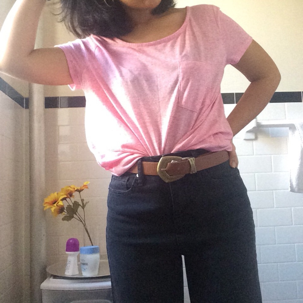 Pink basic t - Picture 2 of 4